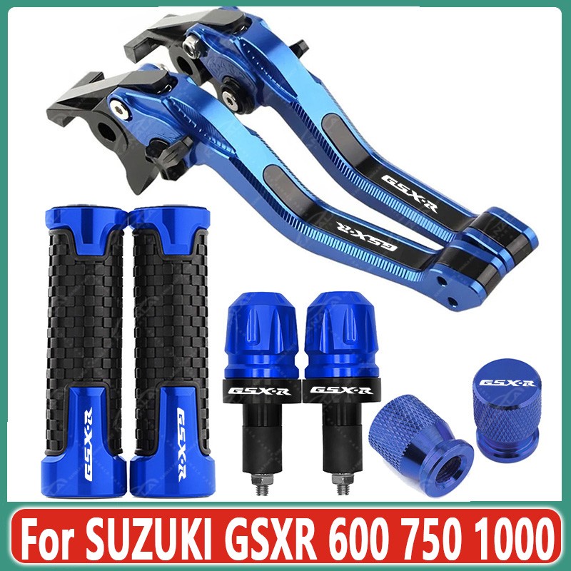 2026 New 3D Clutch Levers Handle Grips Cap Sets For SUZUKI GSXR