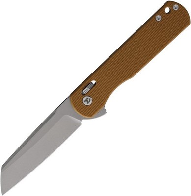 3'' Brown G10 DREAMTECH, D2 Steel, Axis Lock Folding Knife. DTK4253GBR