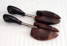 Travel Tree Walnut Wood Red Shoe Keeper Rochester Co NY 1960s Stretcher