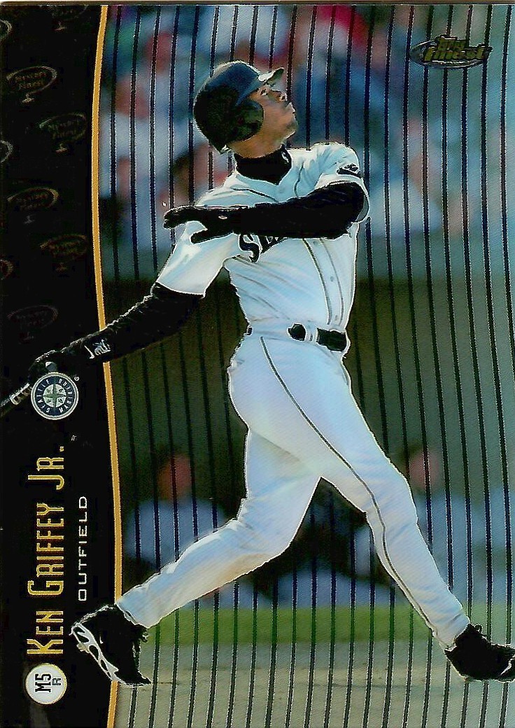 Ken Griffey Jr Mike Piazza HOF 1998 Topps Finest Mystery Finest #M5