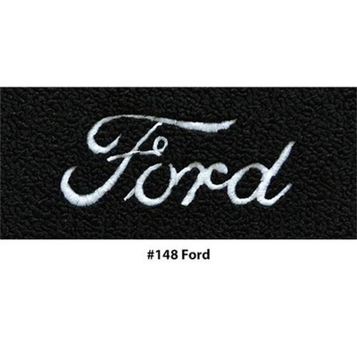 1981-1986 Ford Escort Cutpile Carpet Logo Floor Mat 4pc