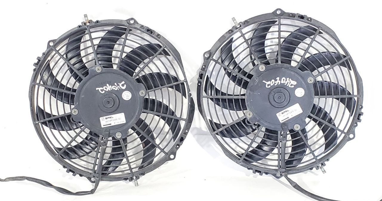 2005 Lotus Elsie OEM Pair Radiator Fan Assembly SPAL VA11-AP7/C-57S
