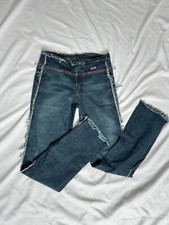 RARE 80’s Diesel Low Rise Jeans With Frayed Seam Detail