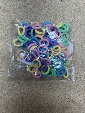 Colorful Basic Hair Band -High Elastic Headband Cute Ponytail Holder 100PC