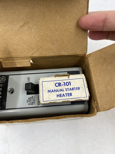 Vintage GE Control Manual Starter CR101H1 Single Phase