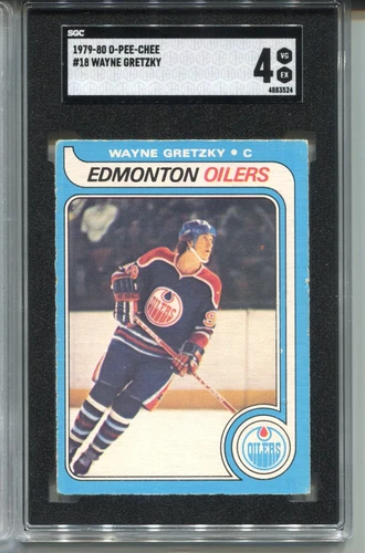 1979 OPC Wayne Gretzky Rookie Card SGC 4 Graded Hockey #18 O-Pee-Chee