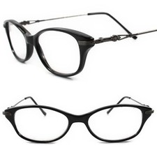 Genuine Vintage Black Womens Stylish Fashion Rectangle 1.75 Reading Glasses