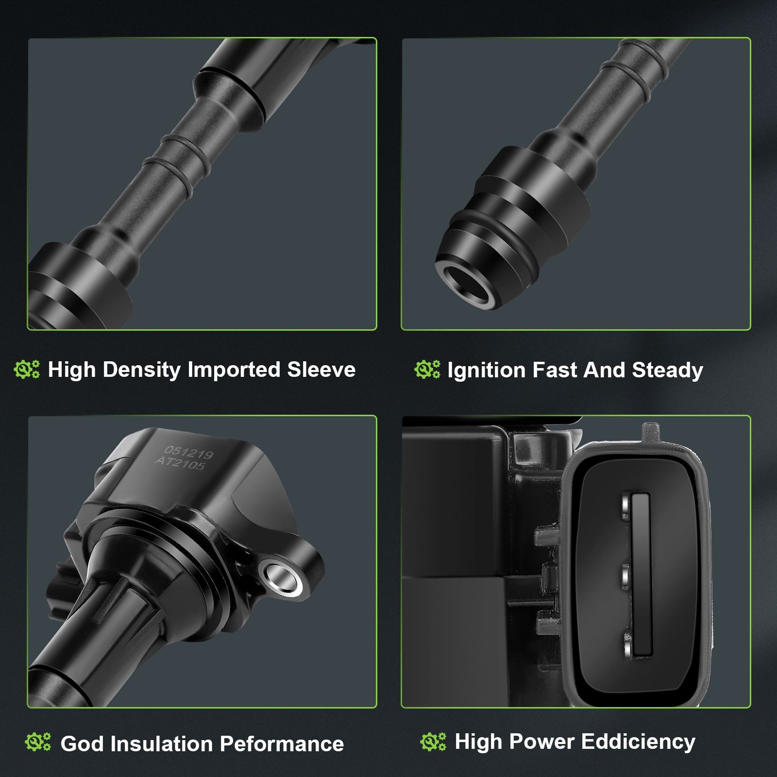 6 Ignition Coil & Iridium Spark Plug For 05-11 Nissan Frontier Pathfinder Xterra