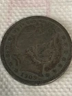 1909 - barber quarter, some wear but good condition