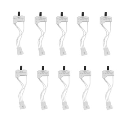 10X Dryer Door Switch Compatible with Whirlpool, Kenmore, Maytag, Roper, Estate