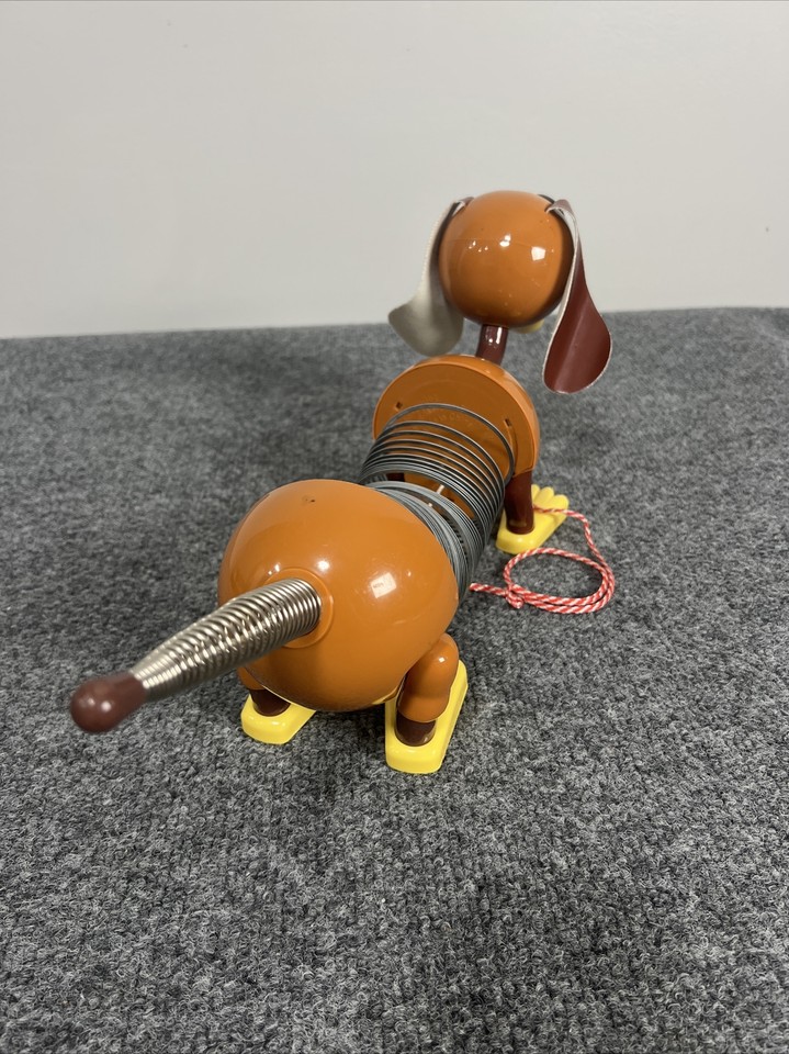 Disney Store Toy Story Rolling Slinky Dog Metal Slinky PullAlong Toy