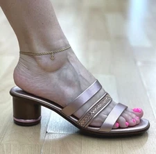 Italian Shoemakers Yasenia Embellished Low Heel Slip On Sandal Choose Sz/Color