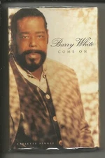 BARRY WHITE Come On w/RADIO EDIT &My Kinda SEALED Cassette Single Tape Cassingle