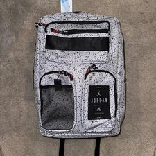Jordan Hesi Backpack Cement Grey Nike App LE 15” Laptop, Bottle Pocket NWT!