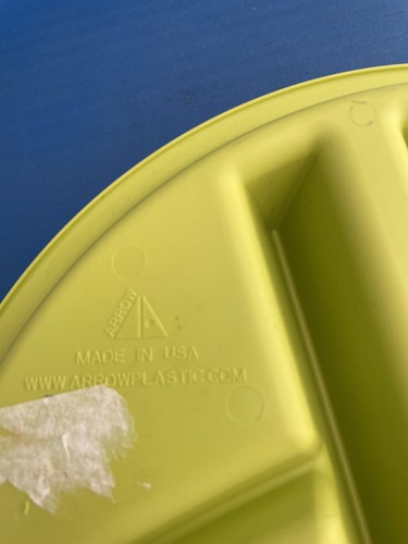 Fiesta Taco Plates By Arrow Home Products, Assorted Colors, BPA Free, Lot of 6 - Picture 3 of 5