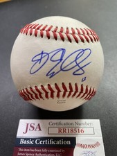 Drew Ellis autographed official minor-league baseball JSA