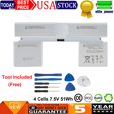 Keyboard Battery for G3HTA024H Microsoft Surface Book 1 1703 1704 1705 Laptop