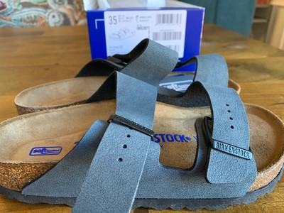 birkenstock arizona basalt nubuck