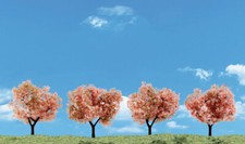 Woodland Scenics  New 2024  Flowering Trees  4 Pieces  2" - 3"  TR3593