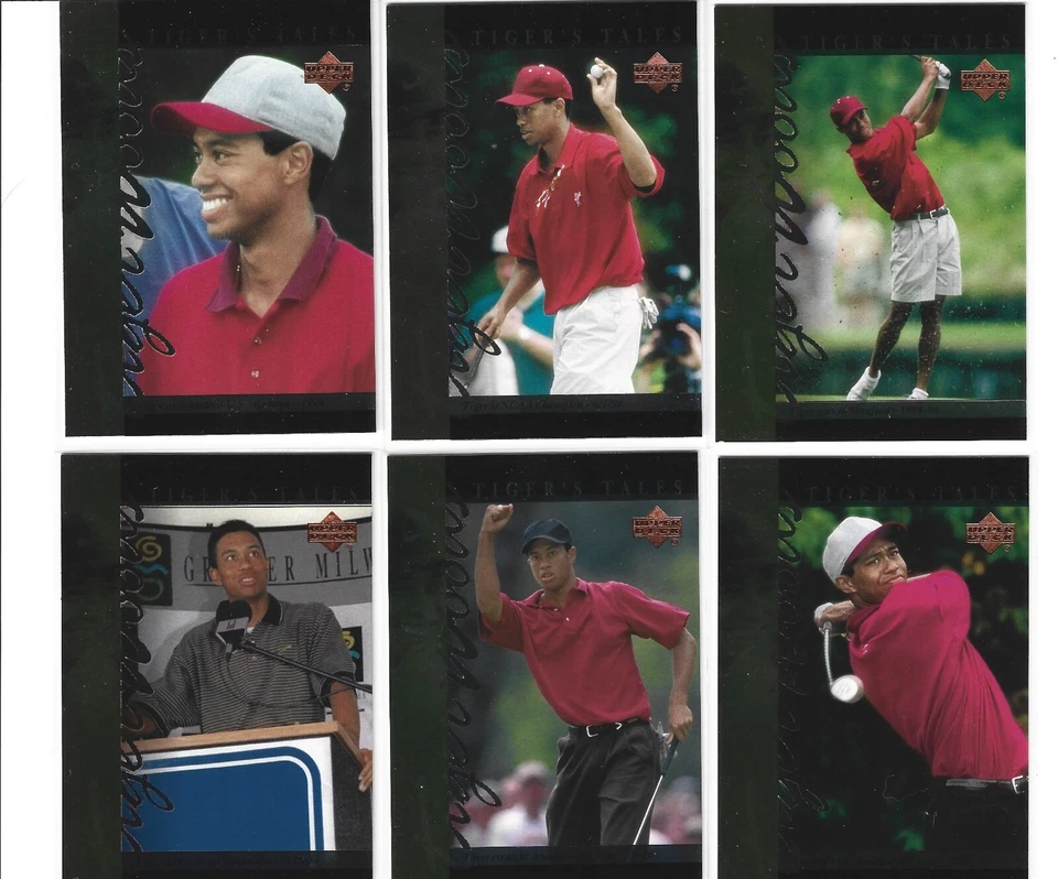 2001 UD SP AUTHENTIC FULL SET of Tiger Woods Tiger Tales TT1-TT30 MINT - Image 2 of 4