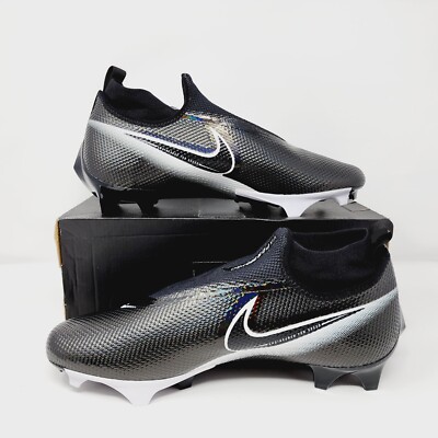 Nike Vapor Edge Pro 360 Football Cleat Black White Men Size 11 CV6348-001 Nike Vapor Edge Pro 360 Football Cleats Black White CV6348  main image 4
