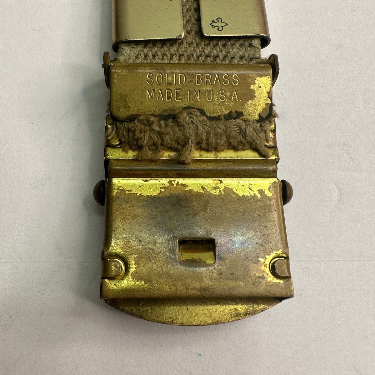 m&m's　　　　　　　　　　　　MHL WIDE SCOUTS BELT m&m's MHL WIDE SCOUTS BELT M. M Connell Solid Brass Boy