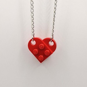 LEGO Heart Necklace - Unique gift! Free 
