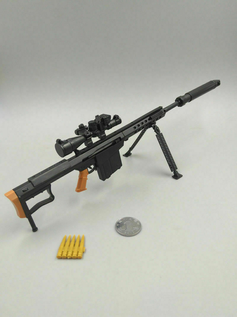 精巧1/3スケール　ミニチュア模型 M82A1 ブラック 1:6 Scale Figure MODEL BARRETT M82A1-M M82A3 Sniper RIFLE