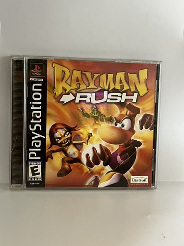 Ps1 Game Rayman Rush Sony PlayStation Ps1 Game CIB W/ Reg Card Vintage Racing - Picture 2 of 6