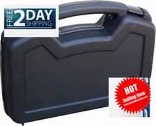 Pistol Handgun Gun Revolver Hard Case Bag Box Storage Lock Lockable Foam Carry