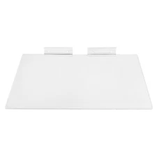 50 Pcs Slatwall Shelves Shelf Shoe 12" x 6" Display Flat Styrene Clear Acrylic