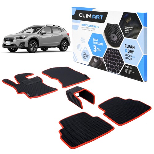Floor Liners All Weather Mats for Subaru XV Crosstrek 1823 5 pcs Black