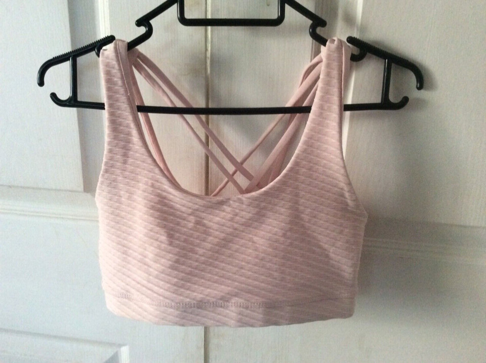 Cotton On Body baby pink sports bra size small