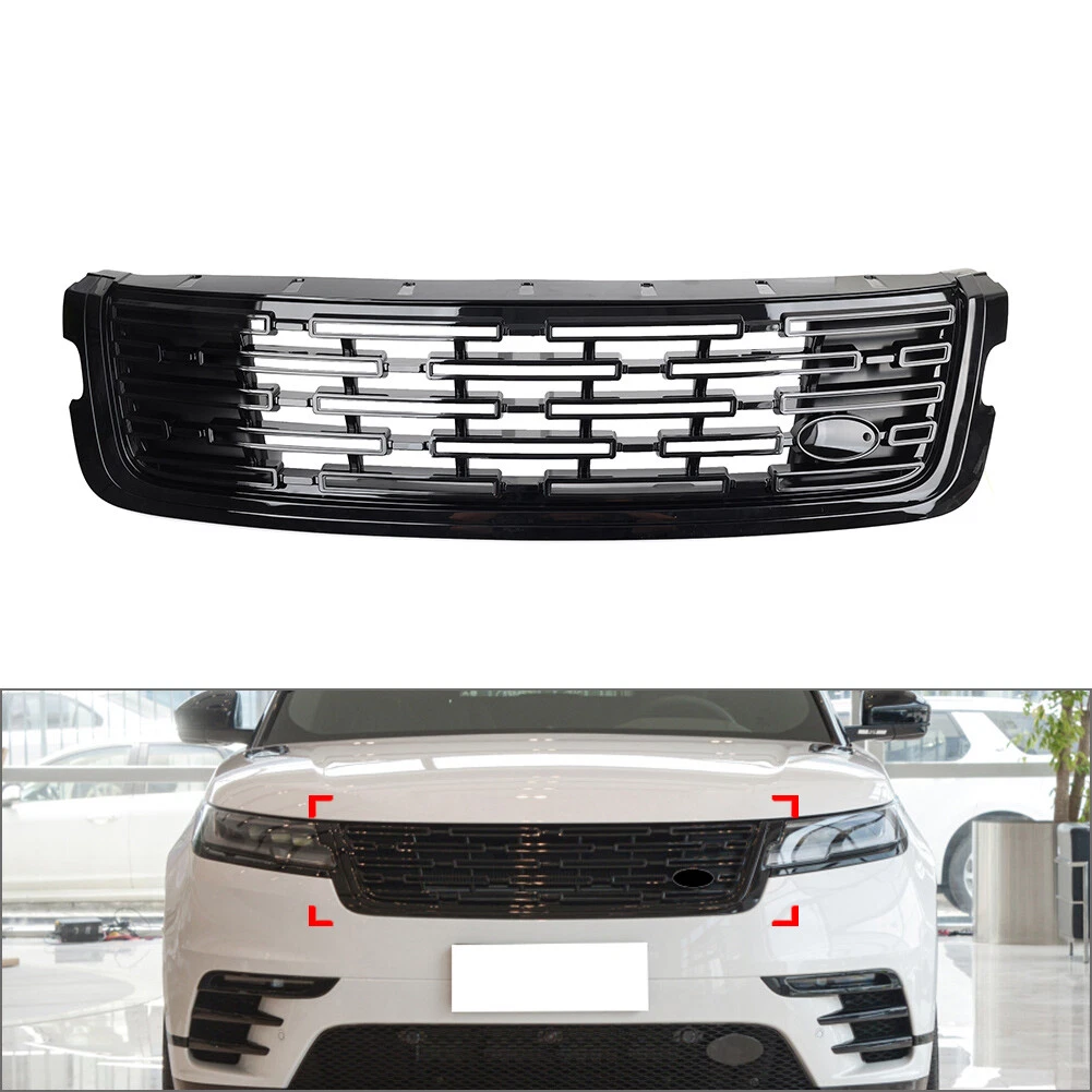 Front Bumper Center Grille Fit For Land Rover Range Rover Velar