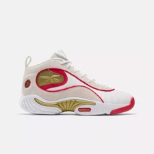 Men Reebok Answer III 3 Shoes Sneakers White Red Gold 100200996 Allen Iverson