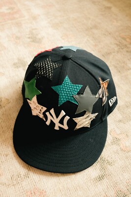 Custom New Era New York Yankees Python Stars Fitted - Just Don Style Hat