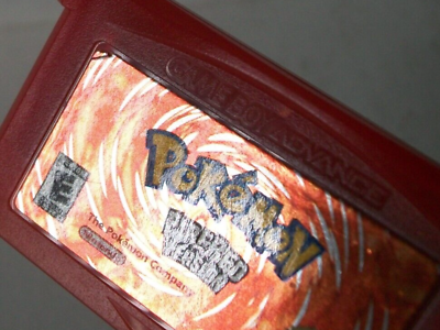 Pokemon Firered Fire Red Fogo Vermelho em Inglês Game Boy Advance Gba Nds  Lite Repro