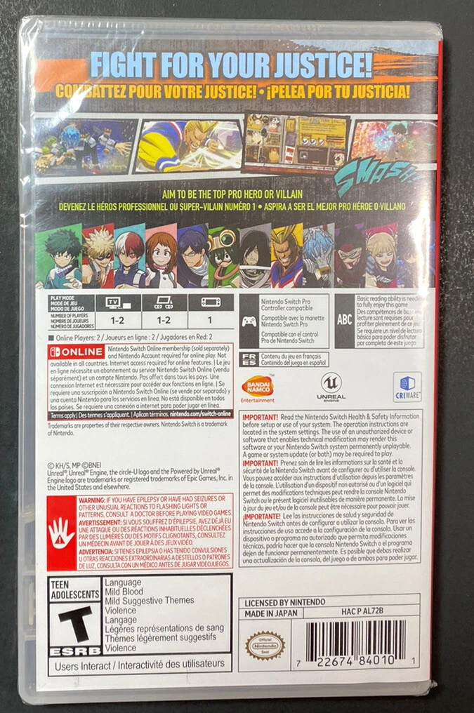 My Hero One's Justice Nintendo Switch 84010 - Best Buy
