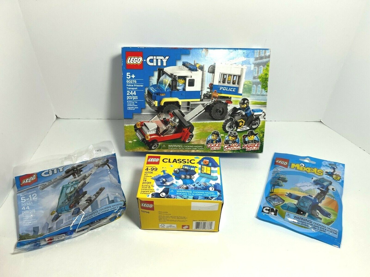 LEGO City new boxes: Police Transport 60276 + helicopter 30351 +
