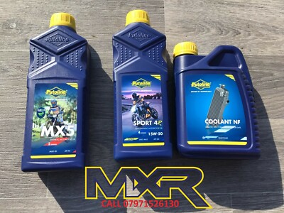 KTM SX 65 2002-2025 SERVICE KIT PUTOLINE OILS MX5 15W-50 COOLANT NF