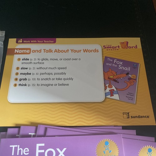 Sundance Alphakids Homeschool Unit Study The Fox and the Snail 1st Grade - Picture 6 of 10