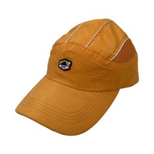 Vintage 80s 90s Adidas Baseball Cap Orange Made in Korea One Size