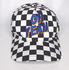 Garanimals "Oh Yeah" Snap Back Kids Black And White Checkered Hat