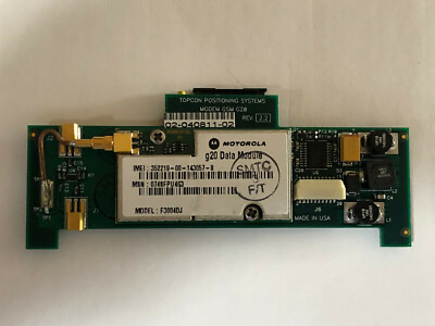 Topcon Motorola GSM G20 Data Module modem model F3004DJ P/N 02-040811-02