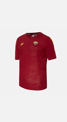 New Balance 2022-23 Roma Pre-Match Jersey Red | eBay