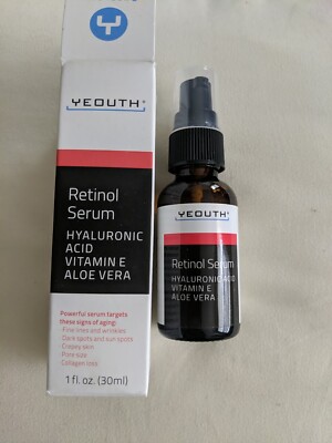 Retinol Serum Anti-Aging Moisturizing Hyaluronic Acid Aloe Vera Vitamin E USA 