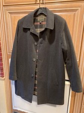 S. Rothschild Black Women's Wool Mid-length Coat Sz 18 - Prestine Cndtn