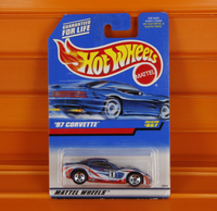 Hot Wheels - 1998 - '97 Corvette (Blau) - Open Stock - Blue Card Collector #867