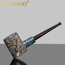 MUXIANG Handmade Lacquered Pipe Briar Don Duke Tobacco Pipe Gift Box Urushi Pipe