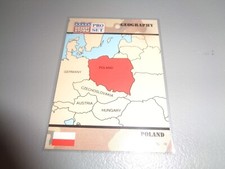 1991 Pro Set Desert Storm Card #46 Geography Republic of Poland